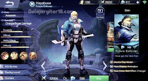 hayabusa mobile legend