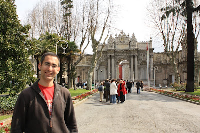 Dolmabahçe gardens in Istanbul