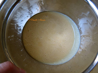 Macaron ganache montée caramel beurre salé préparation