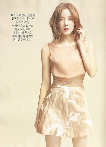 Foto Mempesona T-ara Hyomin Untuk Majalah InStyle Edisi Juni 2013