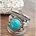 Beautiful Turquoise Boho Ring 