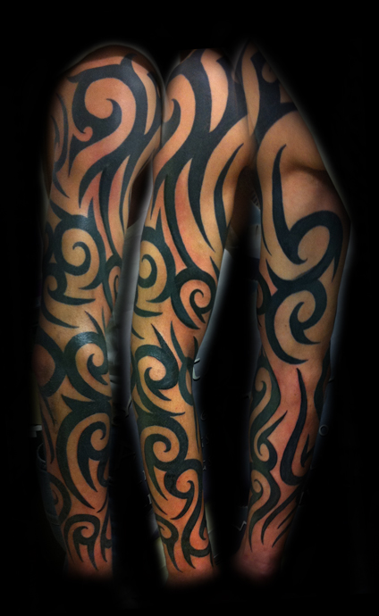 tribal half sleeve tattoos for women ideas
