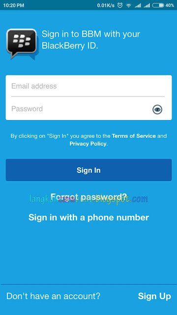 Cara Masuk BBM Dengan PIN Lama DI HP Android