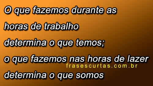 Texto curto de reflexão sobre o trabalho e a vida