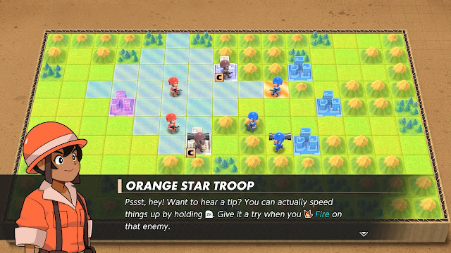 Advance Wars 1+2 Re-Boot Camp female woman Orange Star Troop dialogue