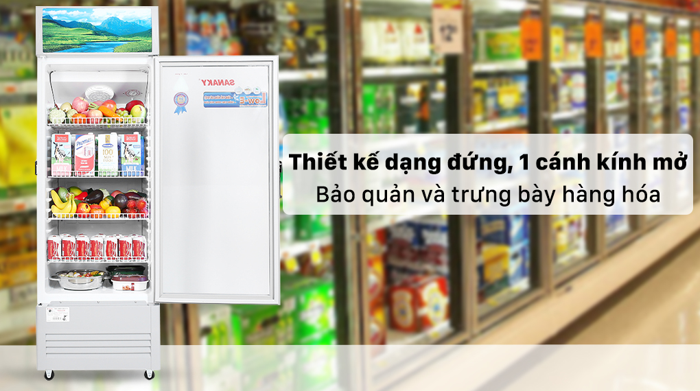 Tủ Mát Sanaky 240 lít VH308KL Tủ Mát Sanaky 240 lít VH308KL