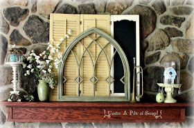 mantel decor, 