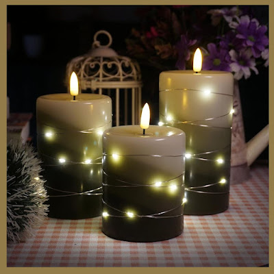 Flameless Candle, LED Candle, Battery-Powered Candle
