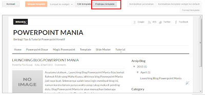 Tampilan Baru Edit HTML Blogger 2013