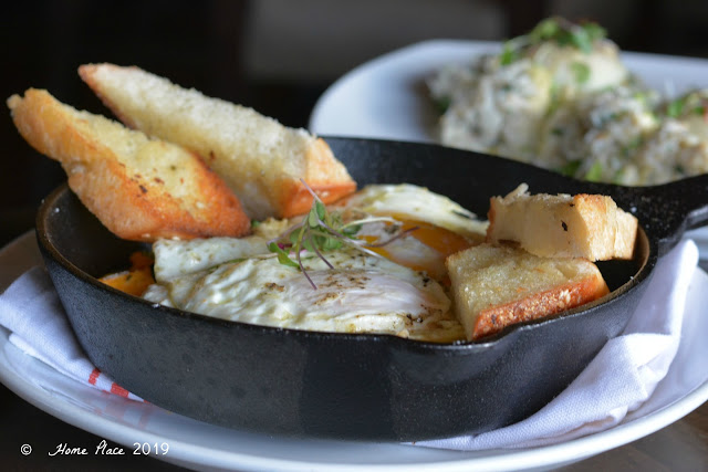 Carbone's Prime Brunch   Wood Fired Eggs and Vegetable Hash