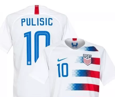 Camiseta oficial da seleção dos EUA