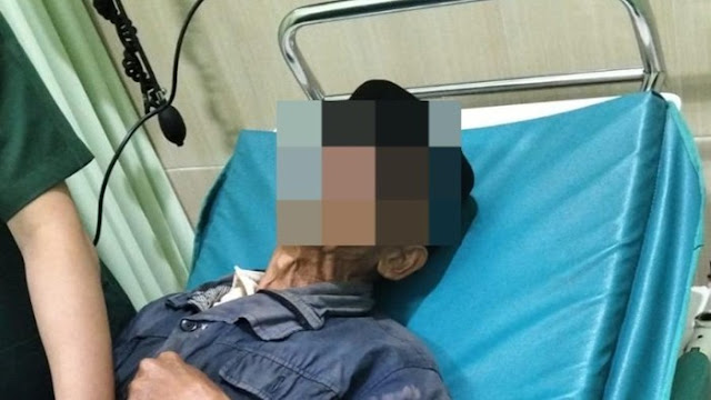 Pagi Buta Seorang Kakek di Ngawi Minta Bantuan Damkar Akibat Paralon Nyangkut di Alat Vital