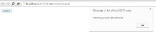 How to use Button Control in ASP.NET-Example of client side event