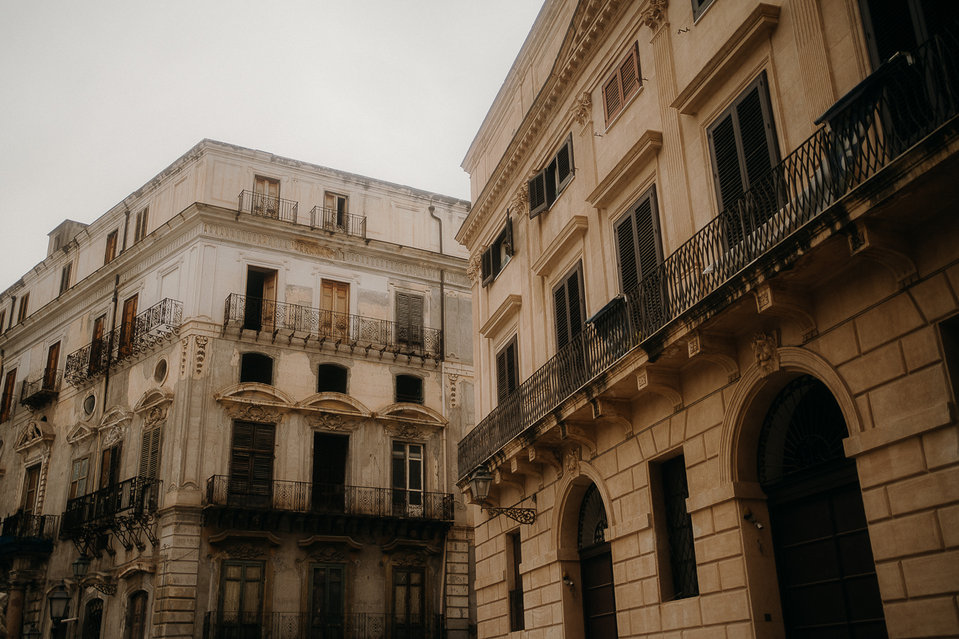 the streets of palermo sicily liquid grain