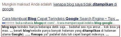 blog terindeks google