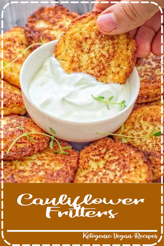 I love everything about these cauliflower fritters. Golden and crispy on the outside, tender and succulent on the inside, these 4-ingredient Basic Cauliflower Fritters are my go-to recipe for a quick snack or lunch. I enjoy them the most with some sour cream on the side. FOLLOW Cooktoria for more deliciousness! #cauliflower #fritters #lunch #snack #kidfriendly #brunch #easyrecipe