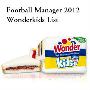 Football Manager 2012 Wonderkids List 