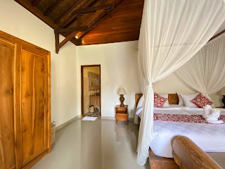 Bedroom of Two Bedroom Pool Villa at Uma Linggah Resort Ubud Bali