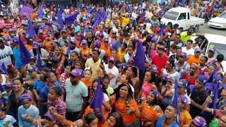 PLD se moviliza a favor de la candidatura de Abel Martínez en Neyba