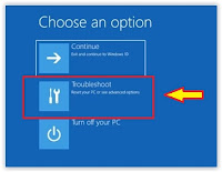 restart option Windows 10
