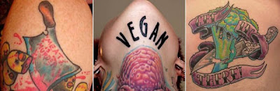 Vegan's Non-Vegetarian Weird Tattoos