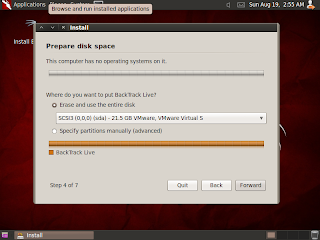 Installing backtrack 5 R3