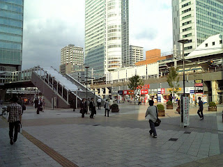 a square in front of akihabara station