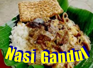 Rp. 40.000,- Makan Nasi Gandul 2 Posrsi dan Asesoris