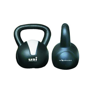 USI Kettlebell, Black/White (3 Kg) BLACK/WHITE