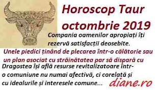 Horoscop octombrie 2019 Taur 