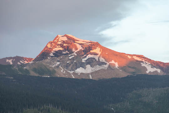 Heavens Peak in Glacier National Park