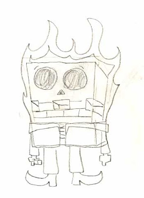 Download this Spongebob Ghost Rider picture