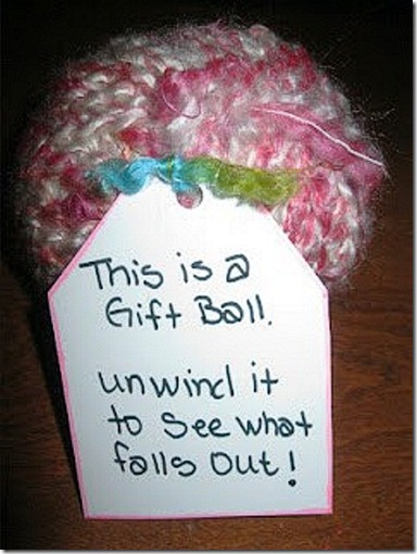 gift ball pinterest