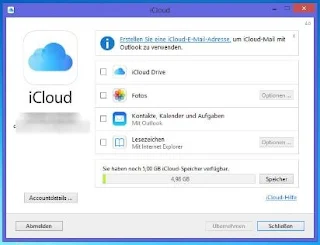 برنامج, آى, كلاود, كنترول, بانل, iCloud ,Control ,Panel