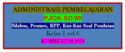 Promes, Silabus, Rpp, Dan Kisi Kisi Soal K13 Kelas 1 S,D Kelas 6 Sd Edisi Revisi 2017