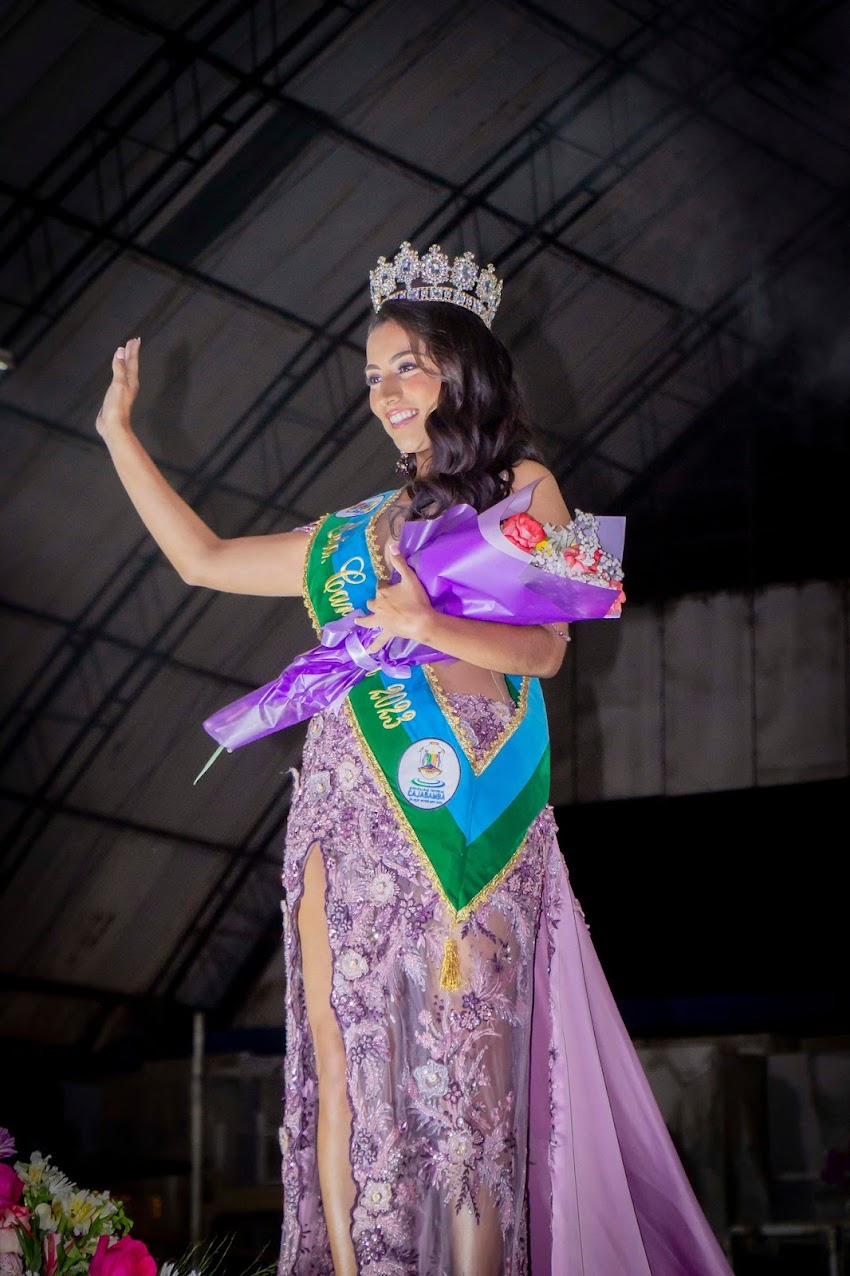 Gabriela Castillo León, ganadora Srta Carnaval Cajabamba 2023 - Video