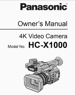 Panasonic HC-X1000 Manual