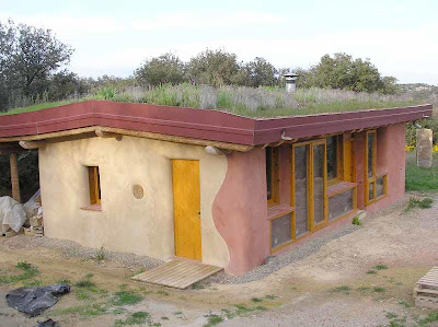 straw bale house processing