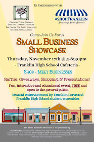 Small Business Showcase - FHS - Nov 17  5:00-8:30PM