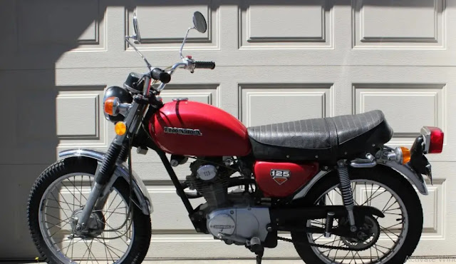 1974 Honda CL 125 Red