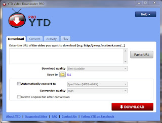 ดาวน์โหลดโปรแกรมฟรี Youtube Downloader Pro 3.9.4 