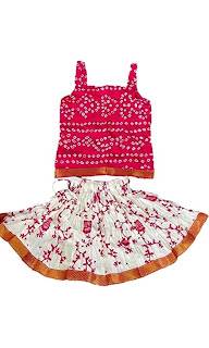 Baby cotton lehenga