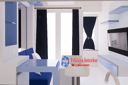 DESIGN INTERIOR APARTEMEN SENTRA TIMUR KEREN,TOWER SAPPHIRE TYPE 2 BEDROOM