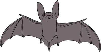 bat face clipart 