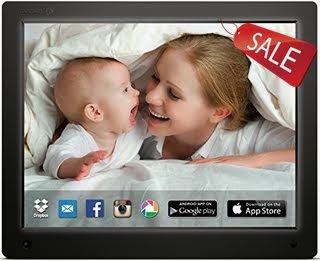 nixplay 12 inch Wi-Fi Cloud Digital Photo Frame. iPhone & Android App, Email, Facebook, Dropbox, Instagram, Picasa - W12A