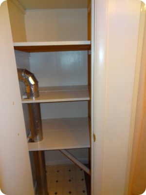 closet in bathroom