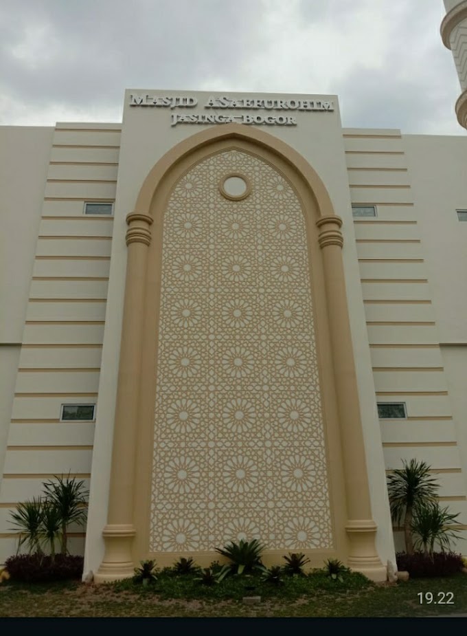 pasang krawangan | pasang kubah masjid