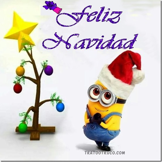 minions feliz navidad