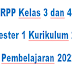 RPP Kelas 3 dan 4 Semester 1 Kurikulum 2013 Tahun Pembelajaran 2022/2023 - Ruang Lingkup Guru