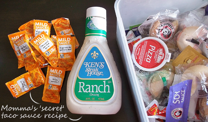 Secret taco Sauce Recipe